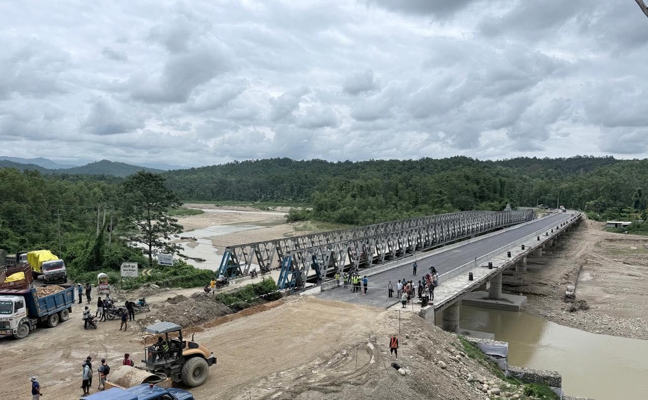 नारायणघाट–बुटवल सडक : पूर्वी खण्डका पुल निर्माण सम्पन्न