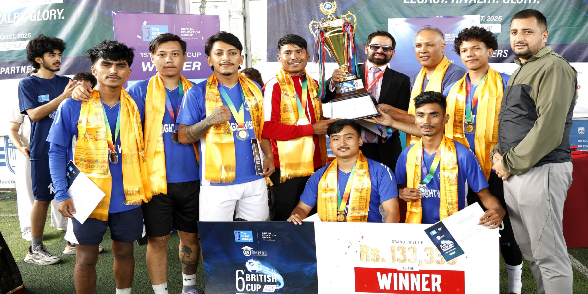 छैटौं ब्रिटिस कप २०२५ टुर्नामेन्टको उपाधि चेल्सी इन्टरनेशनल एकेडेमी र इनसाइट भिजनलाई