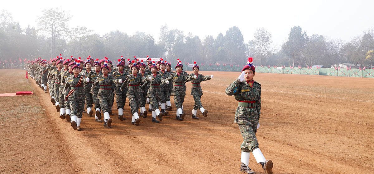 सेनाको एनसिसी : नवयुवालाई संस्कार र संस्कृति सिकाउँदै