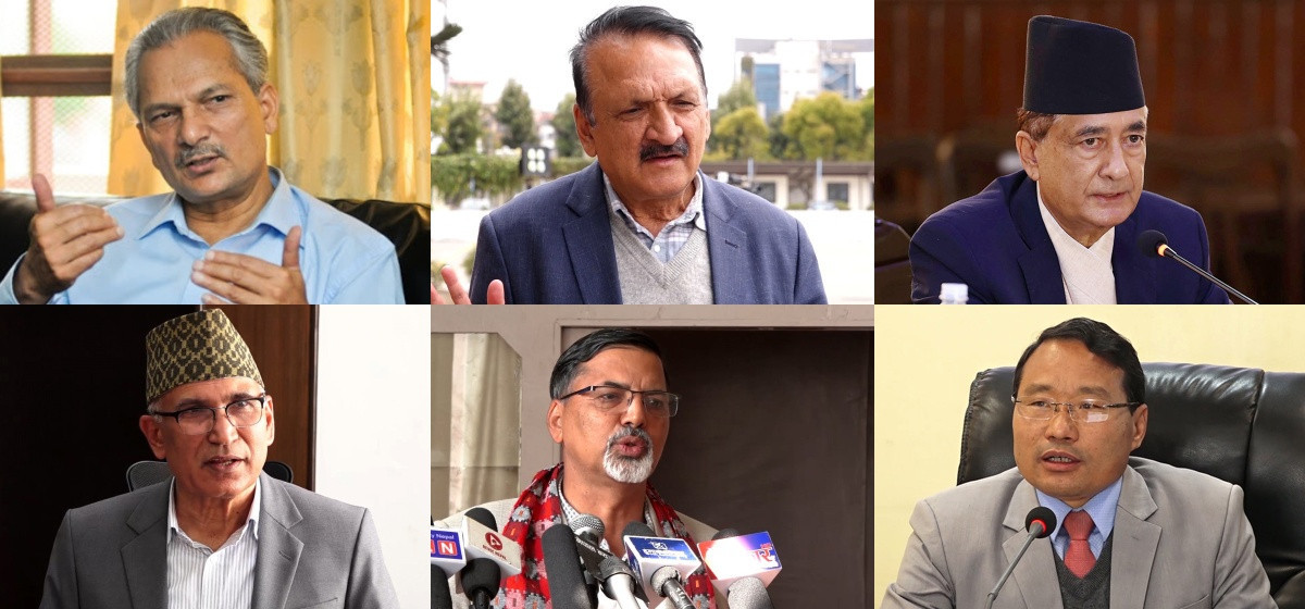 दुई वर्ष लगातार बजेट ल्याउन नपाएका ६ पूर्वअर्थमन्त्री चुनावी दौडमा, को कहाँबाट भिड्दै छन्?