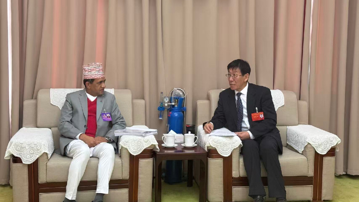 सिचाङका सभामुखसँग महावाणिज्यदूतको शिष्टाचार भेट