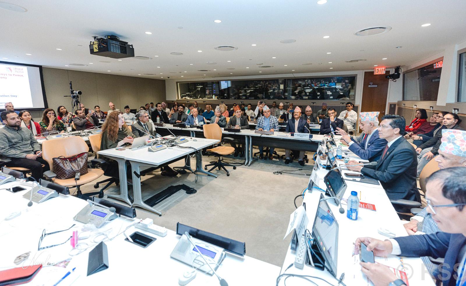 जीवन विज्ञानद्वारा संयुक्त राष्ट्रसंघमा ध्यानसम्बन्धी कार्यक्रम प्रस्तुत