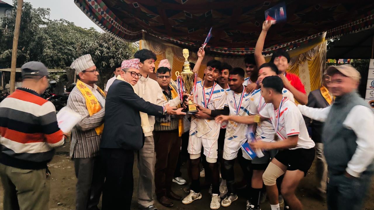 १२ औँ हिसान स्पोट्र्स  २०८२ पुरुषमा कस्तुरी र महिलामा पूर्वाञ्चल कलेज च्याम्पियन