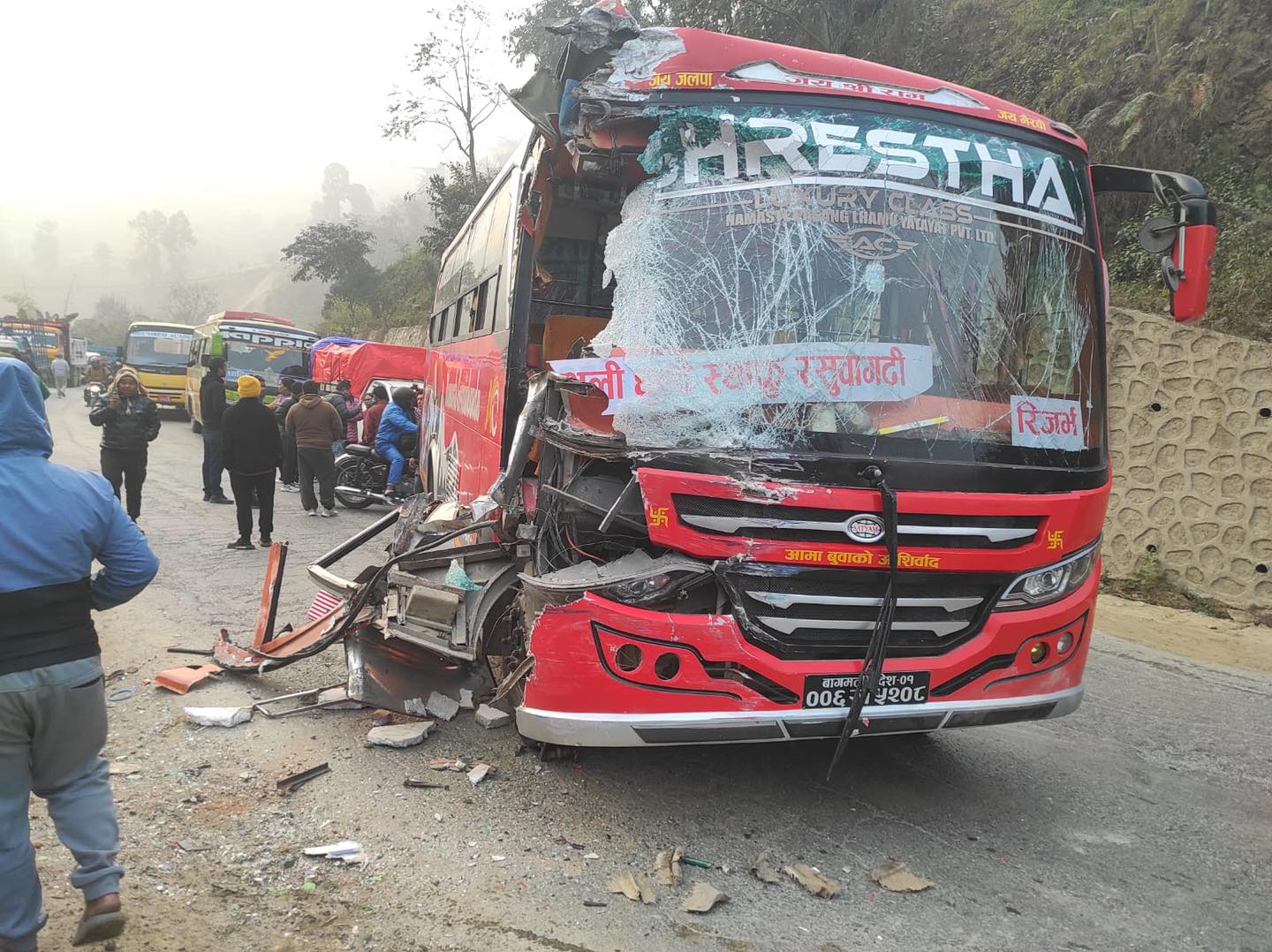 थाक्रे दुर्घटना अपडेट : एक जनाको मृत्यु