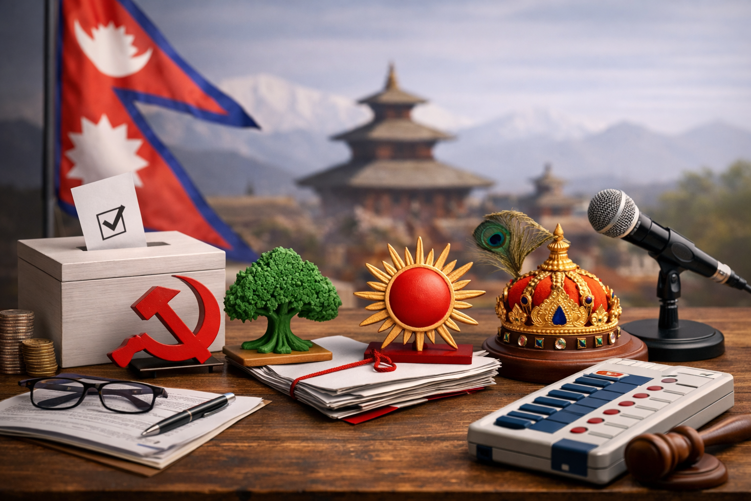 बाचाबिनै मैदानमा दल, घोषणापत्र न कमान्डर