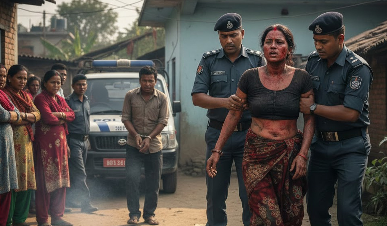 सुनसरीमा श्रीमतीको शरीरमा श्रीमानले पेट्रोल खन्याएर लगाए आगो