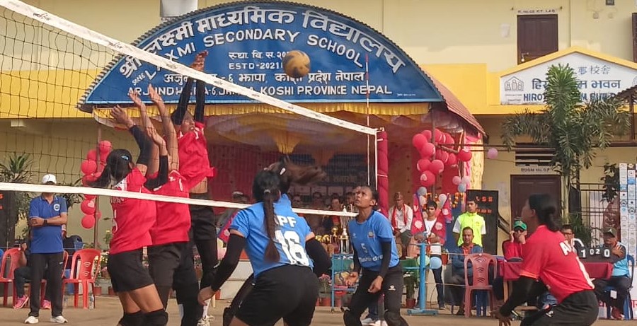 अर्जुनधारा महिला भलिबलमा एपिएफ र न्यु डायमन्डको विजयी सुरुवात