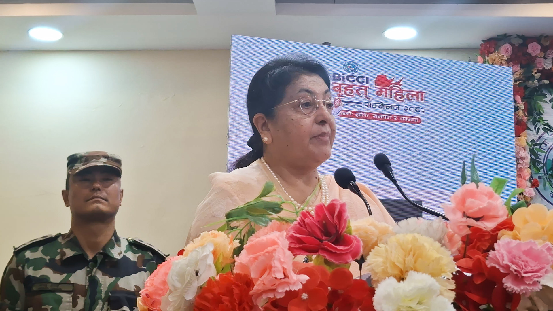 सबै क्षेत्रमा महिलाको समान सहभागिता नभएसम्म समृद्ध नेपाल असम्भव : विद्या भण्डारी