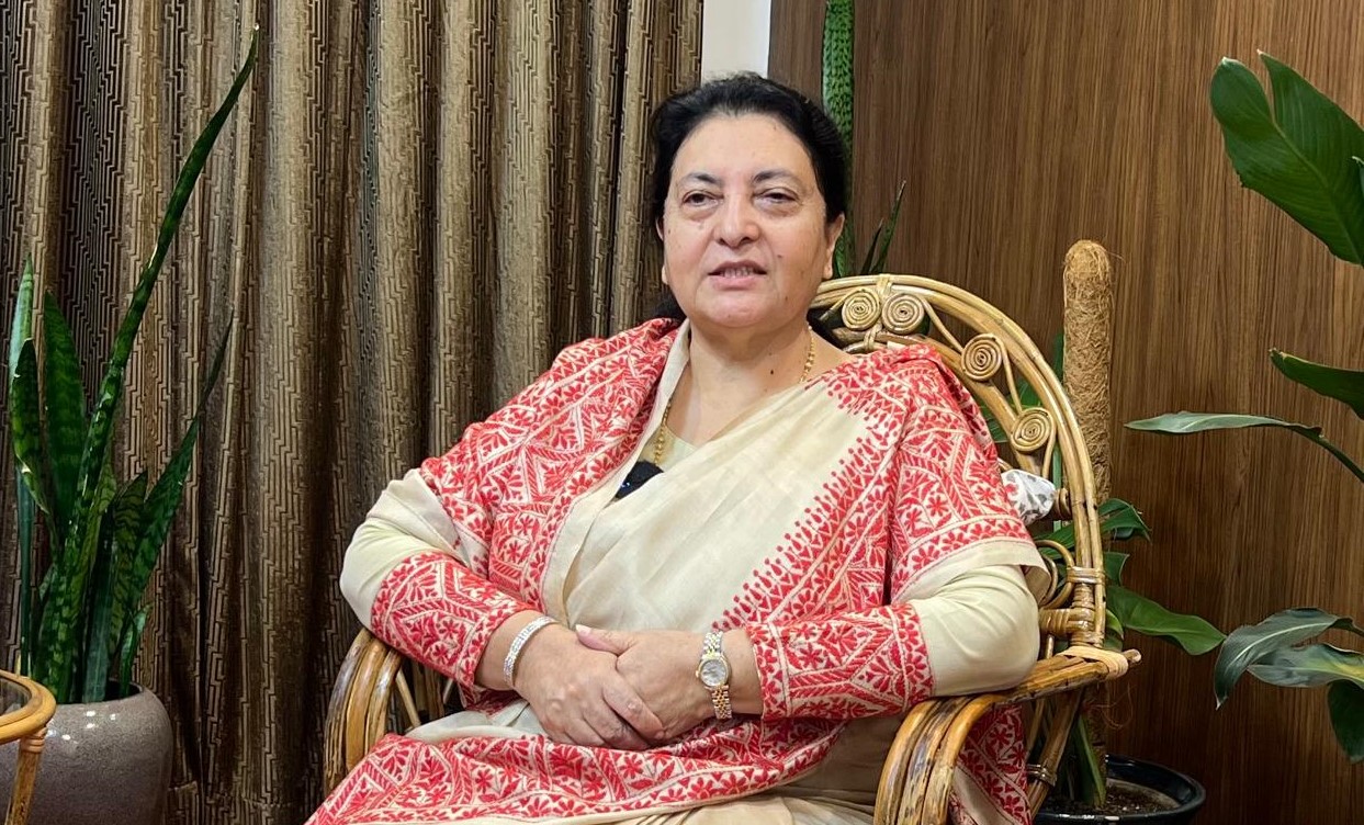 पूर्वराष्ट्रपति विद्या भण्डारी अब देश दौडाहमा