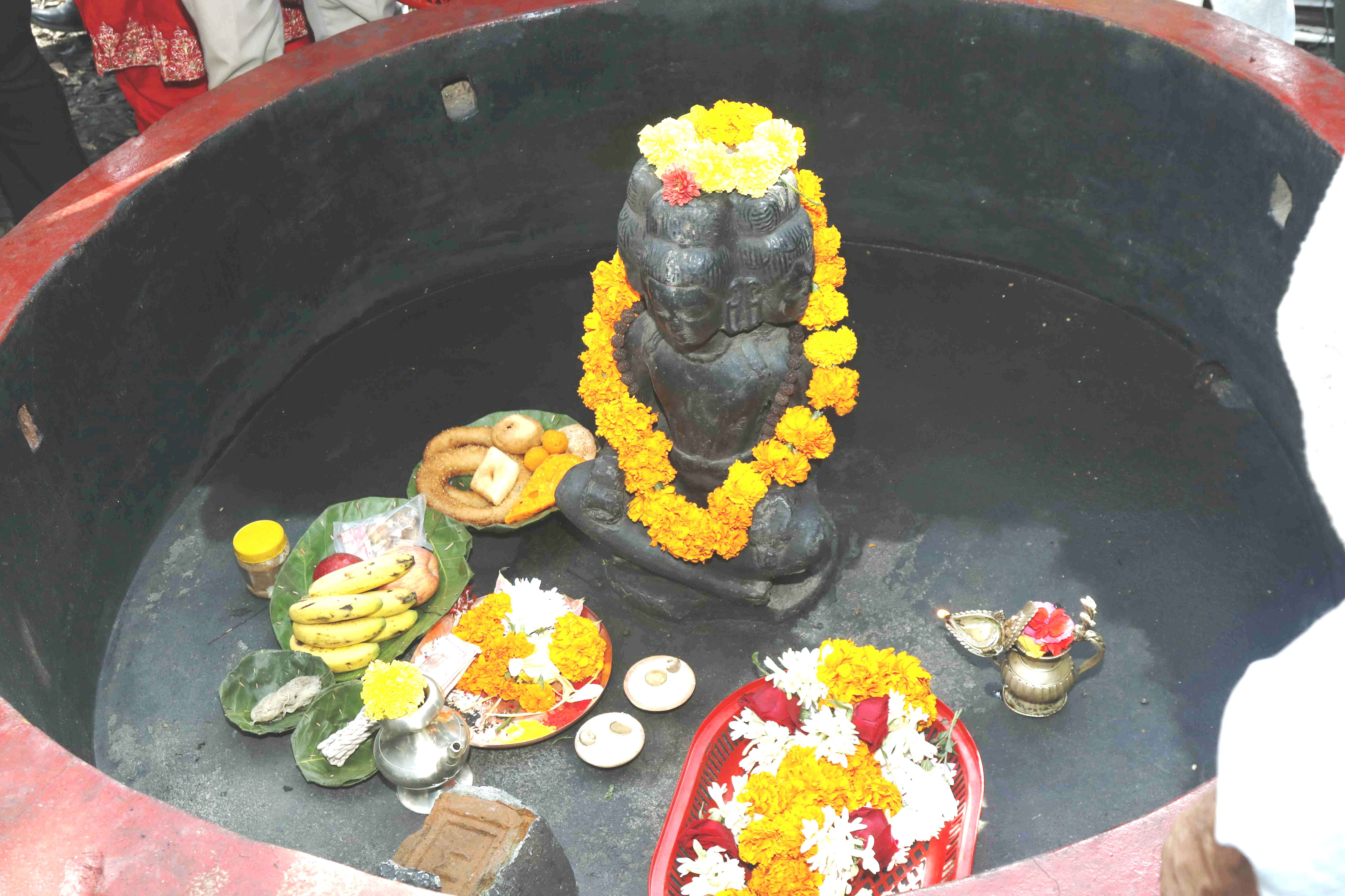 ४० वर्षदेखि गौशाला प्रहरी वृत्तमा राखिएको ऐतिहासिक ब्रह्माको मूर्ति पुनःस्थापना