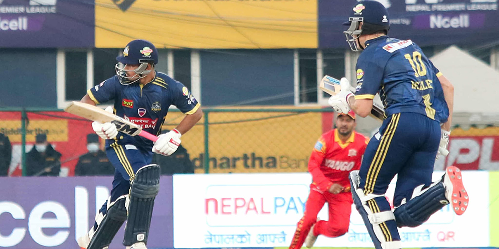 एनपीएलः लुम्बिनीलाई विराटनगरले दियो १४५ रनको लक्ष्य