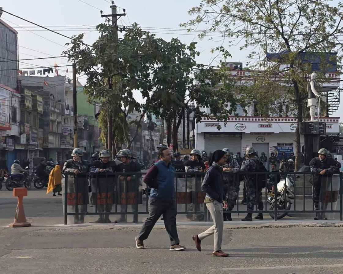 वीरगञ्जमा भोलि बिहानसम्म कफ्र्यू आदेश जारी