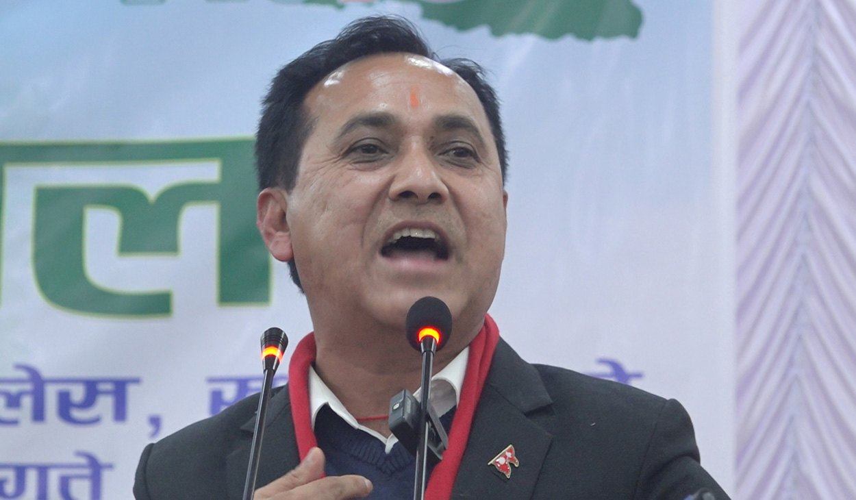 रुख बाहेक अन्य चिन्हमा भोट हाल्नुपर्ने अवस्था छैन : विश्वप्रकाश शर्मा