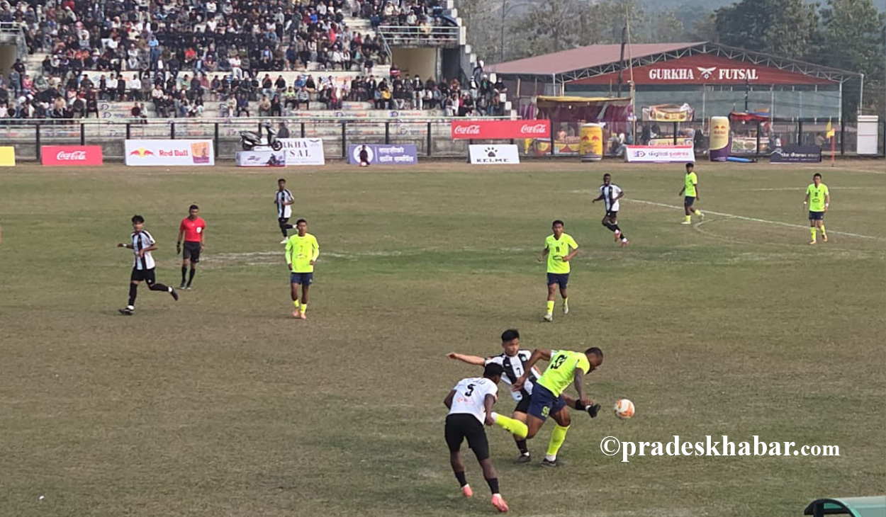 साबिक विजेता एनआरटीलाई हराउँदै प्लानिङ ब्वाइज बुढासुब्बा गोल्डकपको सेमिफाइनलमा