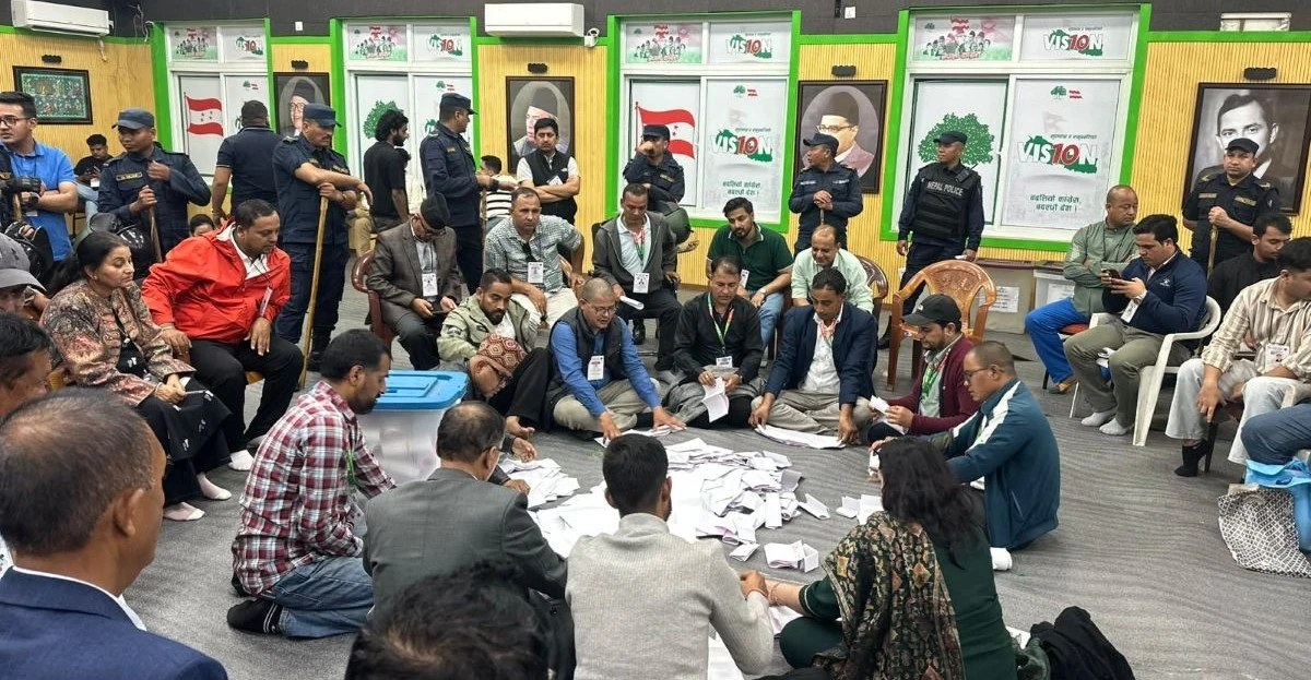 कांग्रेसको मतगणना २३ ठाउँमा जारी