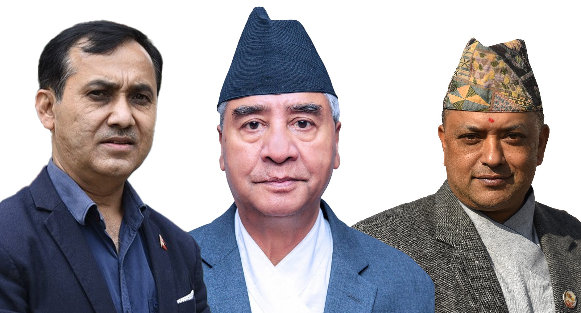 महामन्त्रीद्वय थापा र शर्मासँग परामर्श गर्दै सभापति देउवा