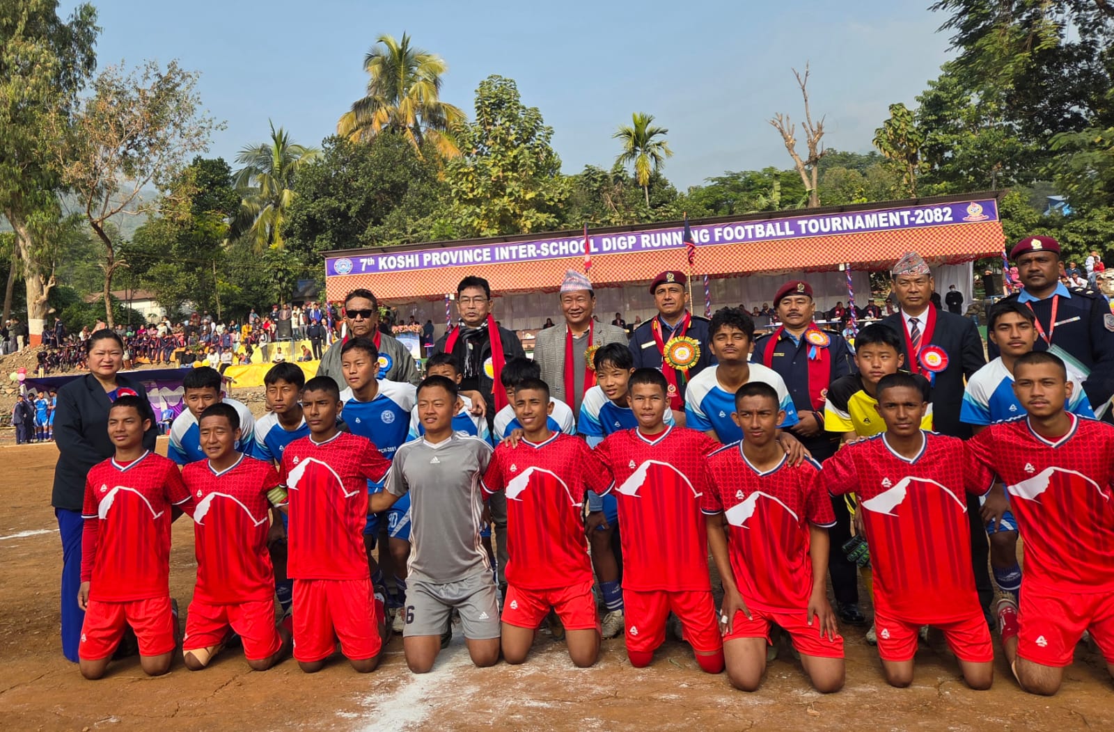 अन्तर विद्यालय डीआईजीपी फुटबल : नेपाल पुलिस स्कुलको सानदार सुरुआत