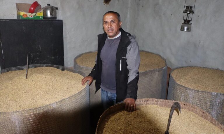 म्याग्दीका ध्रुवले फलाए १२० मुरी धान