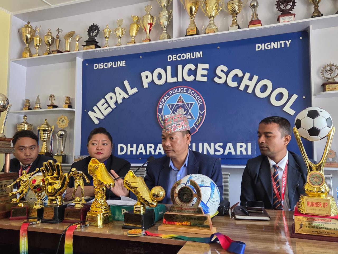 कोशी प्रदेशका १६ विद्यालयबीच हुने डीआईजीपी रनिङ फुटबल प्रतियोगिताको तयारी पूरा