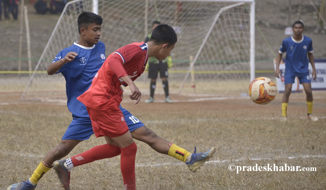 डीआईजीपी रनिङ फुटबलः नेपाल पुलिस स्कुल (रातो) र सिद्धार्थ सेकेण्डरी स्कुल सेमिफाइनलमा