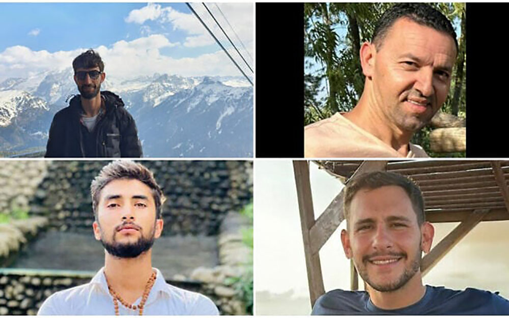 यी हुन् हमासले शव बुझाउन लागेका विपिनसहित चारजना