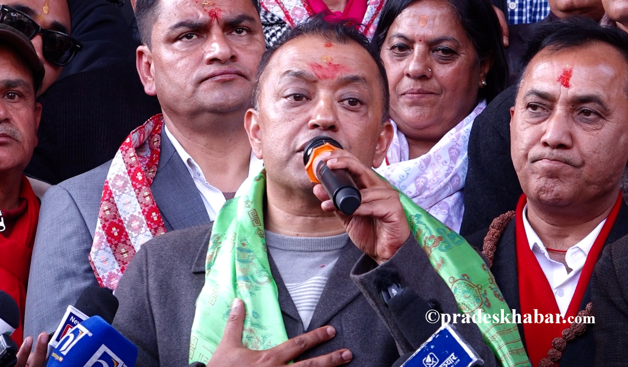 बद्लिनै पर्छ भन्ने पुकारको सम्मान स्वरुप काङ्ग्रेसमा परिवर्तन आएको हो : सभापति थापा