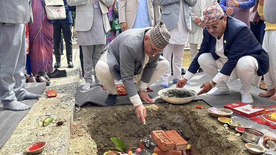 गण्डकीको नयाँ प्रदेशसभा भवनको शिलान्यास