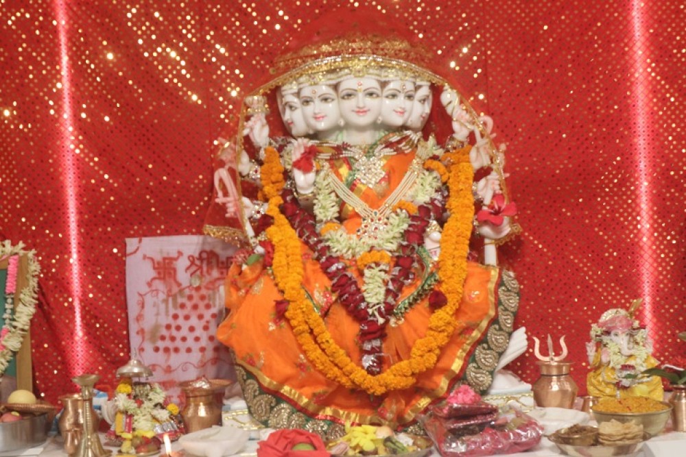 गायत्री मन्दिरमा एक वर्षमै दुई लाखभन्दा बढी भक्तजनद्वारा दर्शन