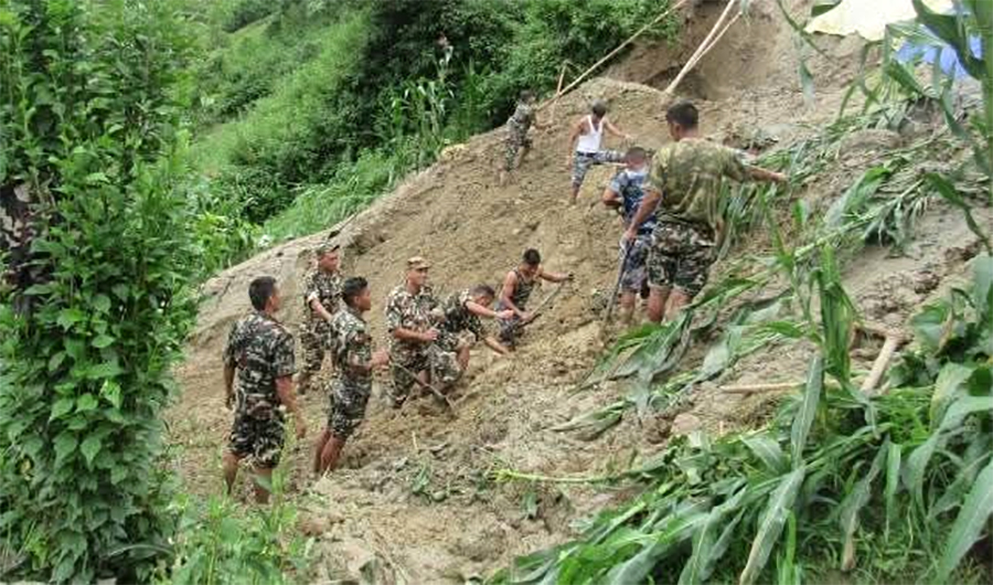 अधिक मानवीय क्षति भएको इलाममा ३२२ मिलिमिटर वर्षा