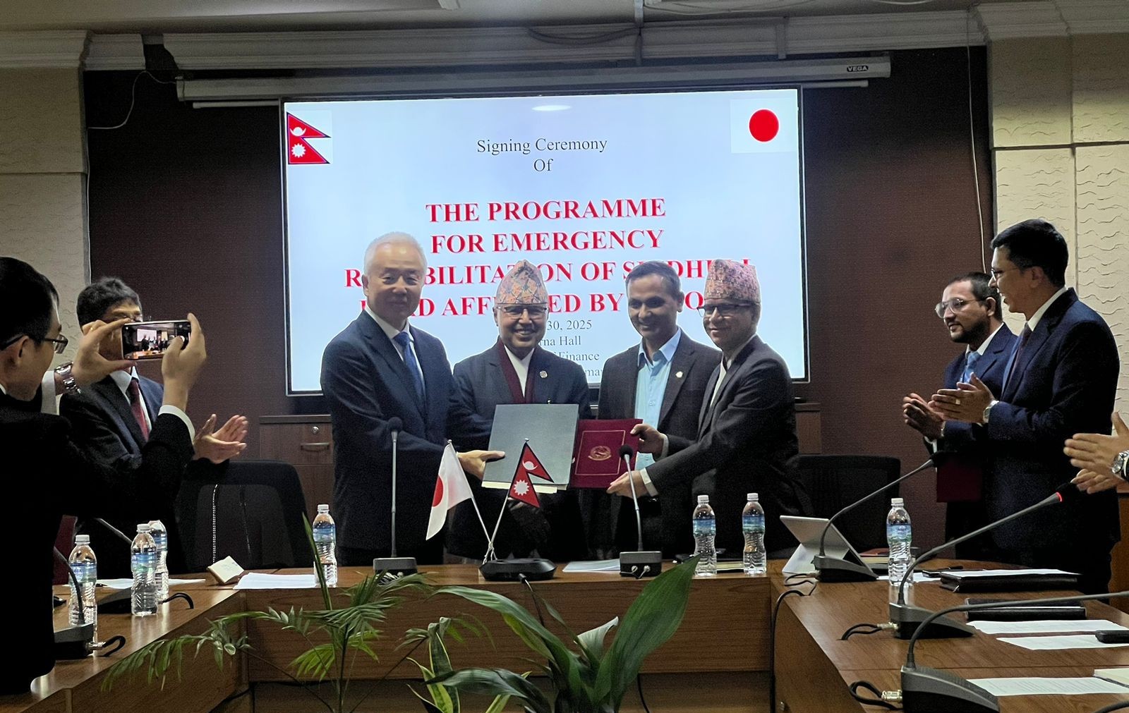 जापान सरकारले बिपी राजमार्ग मर्मतका लागि २ अर्ब ६० करोडको अनुदान सहयोग प्रदान