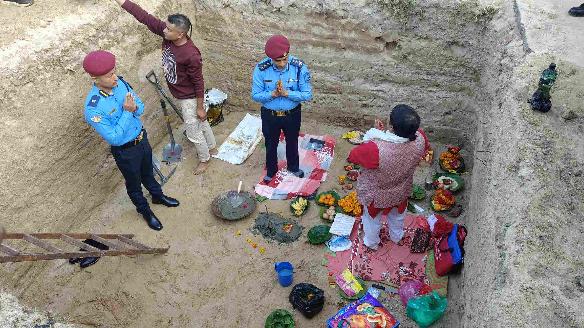 इलाका प्रहरी कार्यालय सुन्दरपुरको नयाँ भवन निर्माण सुरु