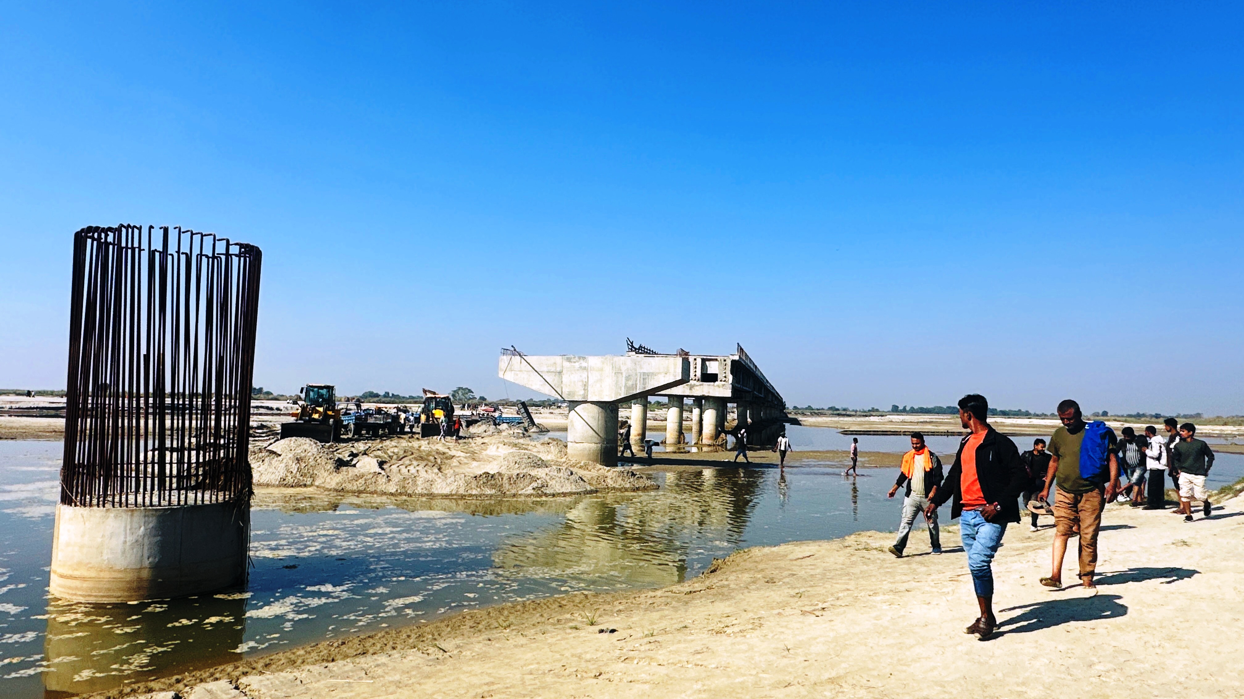 तीन महिनाभित्र कमला पुल सम्पन्न गर्ने निर्माण कम्पनीको प्रतिबद्धता