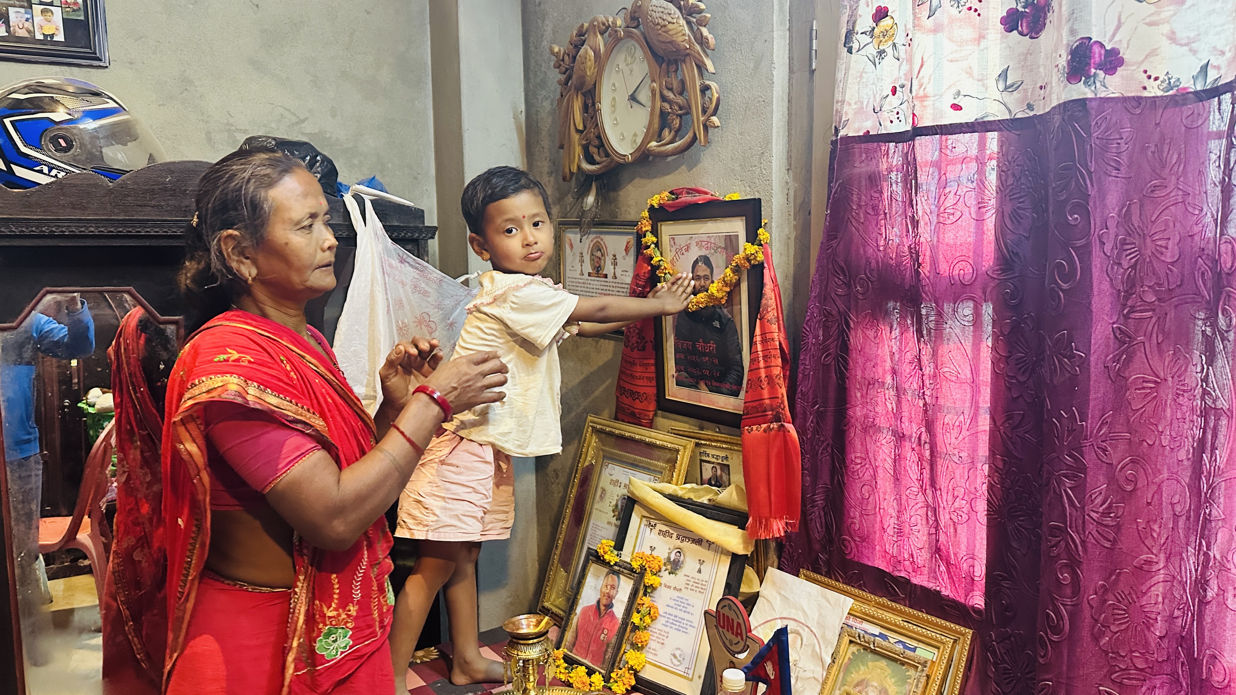 सहिद पुत्री दिवान्सीको प्रश्न : ‘मम्मी, बाबा खोइ ?’