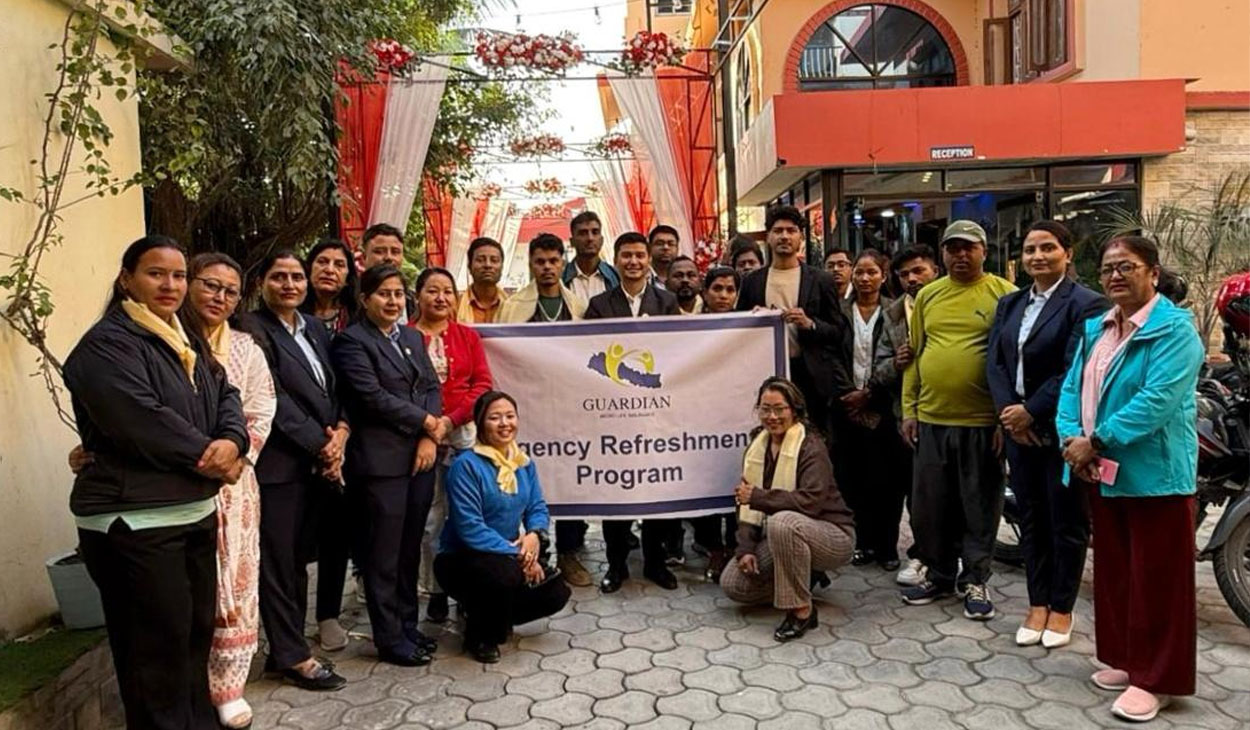 गार्डियन माइक्रो लाइफ इन्स्योरेन्स कोशी प्रदेशद्वारा अभिकर्ता सम्मान