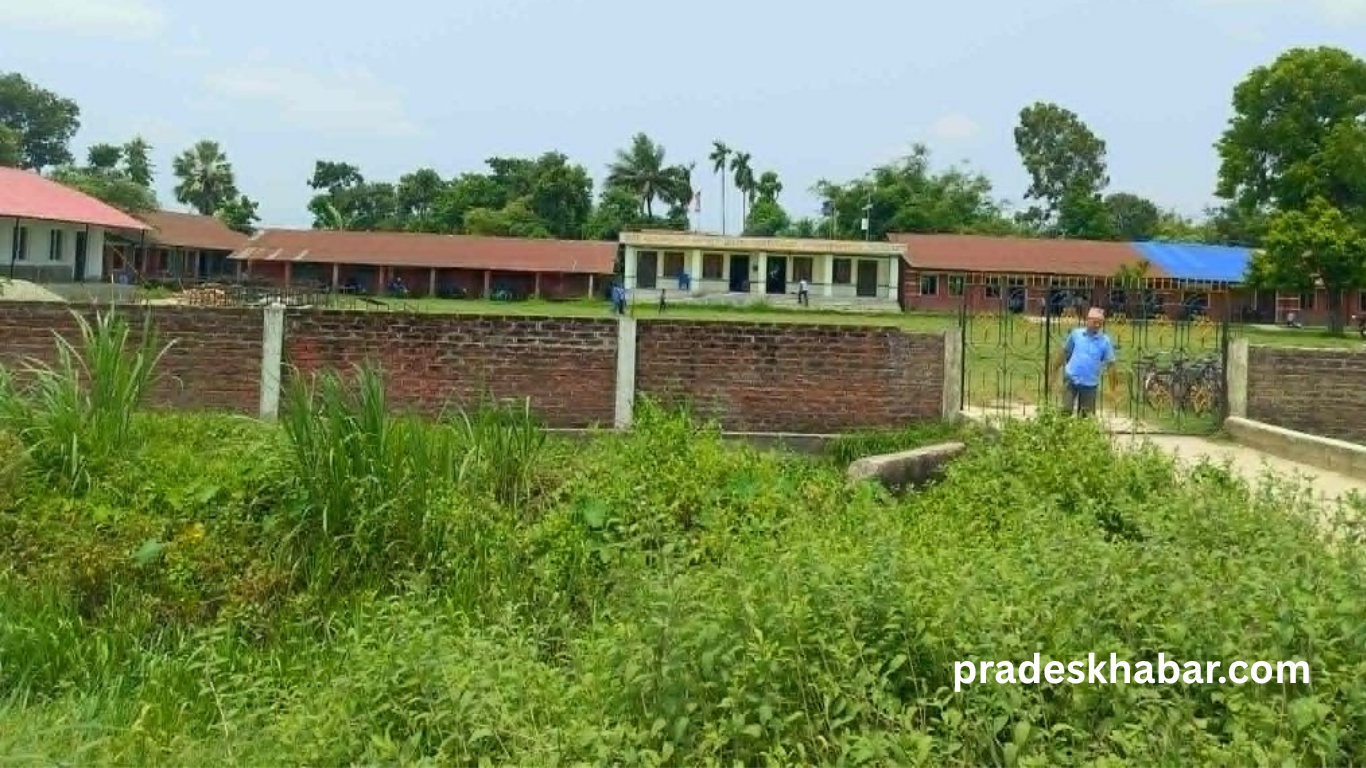 झापा गाउँपालिकामा विद्यालयकै जग्गामाथि सिङ्गो बस्ती, सयौं बिघा जमिन अतिक्रमणमा