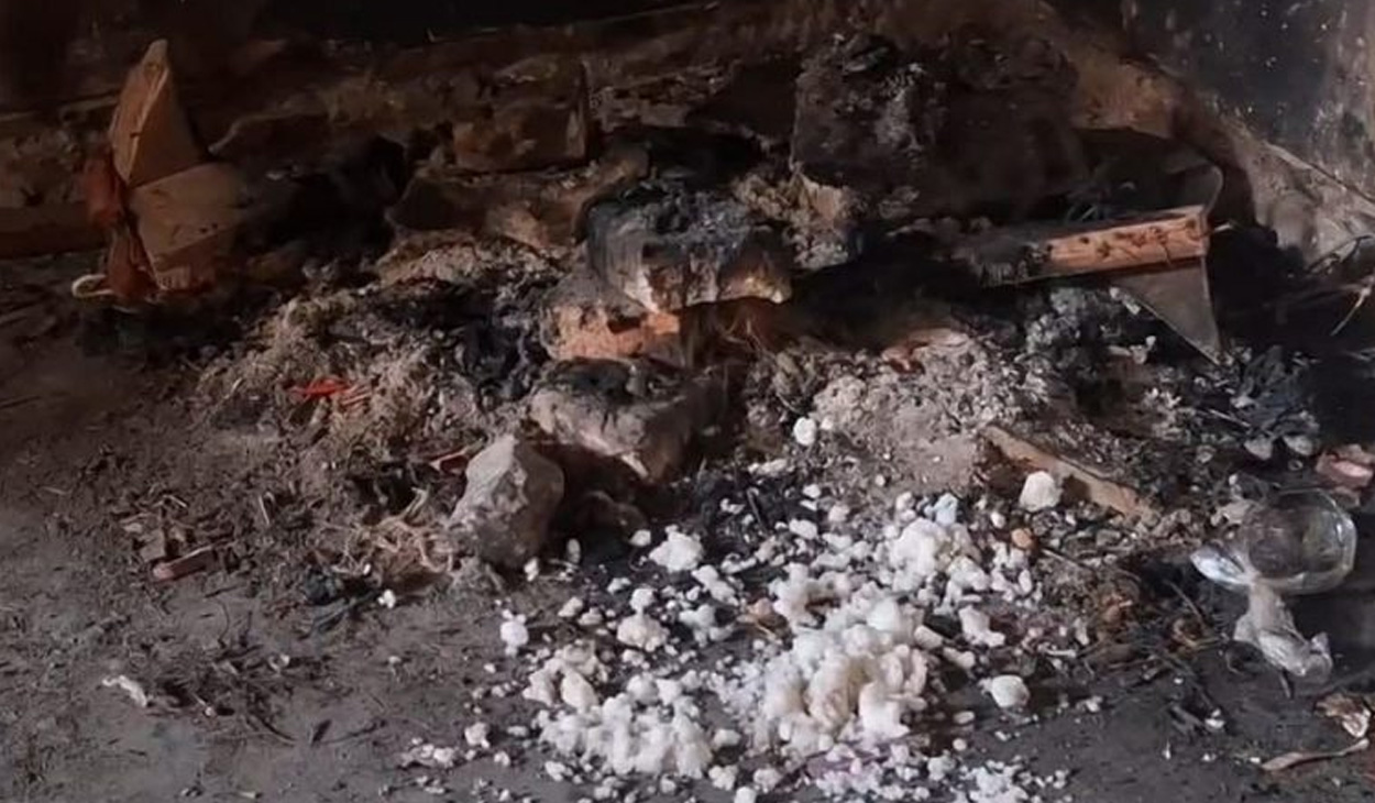 सीडीओ भवनभित्र जलेको अवस्थामा पुरुषको शव