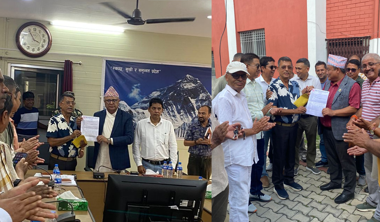 निर्माण सामग्रीको मूल्यवृद्धिविरुद्ध कोशी प्रदेश सरकारलाई निर्माण व्यवसायीको ज्ञापनपत्र