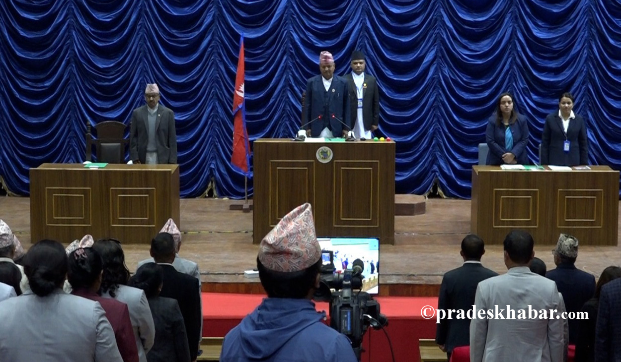 जेनजी आन्दोलनपछि कोशी प्रदेशसभाको पहिलो बैठक : एमाले–नेकपाबीच आरोप–प्रत्यारोप, कांग्रेस सन्तुलित