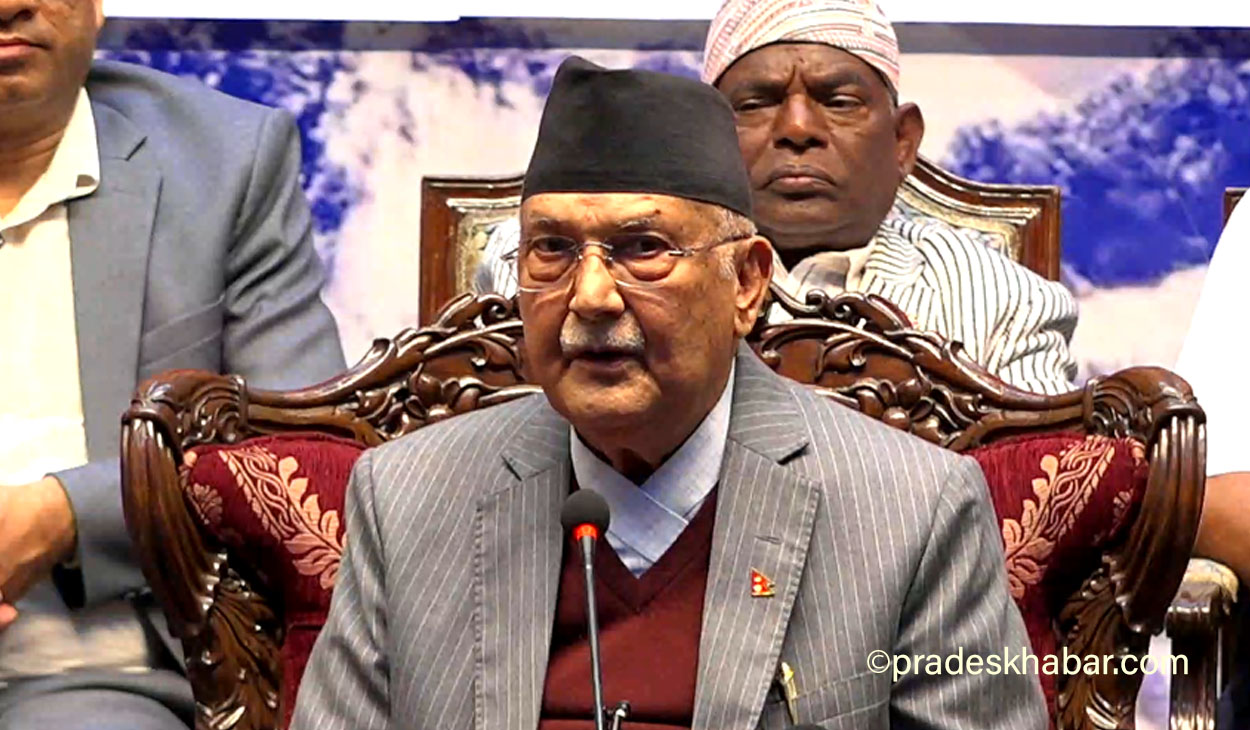 ओलीको कटाक्ष : हातपाऊ बसेका बुढापाका अन्त गए, युवाहरु एमालेमा आए