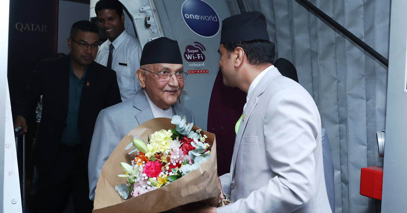 प्रधानमन्त्री ओली मेड्रिडमा