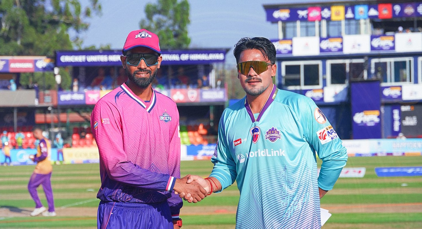 एनपीएल उद्घाटनः जनकपुर बोल्ट्सले काठमाडौंविरुद्ध पहिला ब्याटिङ गर्ने