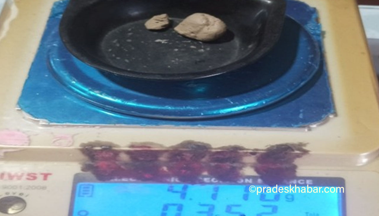 लागुऔषधसहित दुई जना गौरीगंजमा पक्राउ