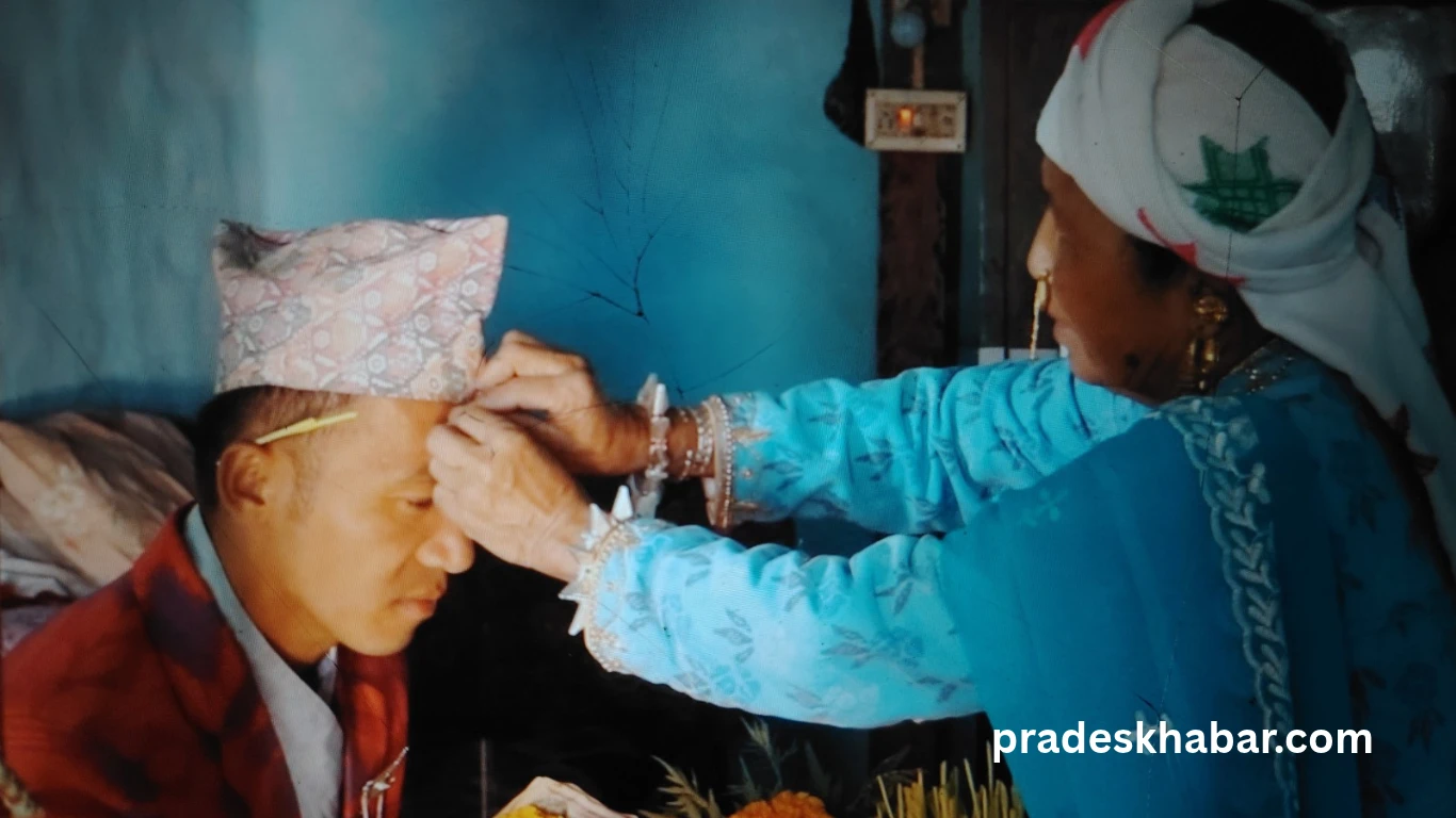 दसैँमा लिम्बू समुदायका केही परिवार किन लगाउँछन् सेतो टीका?