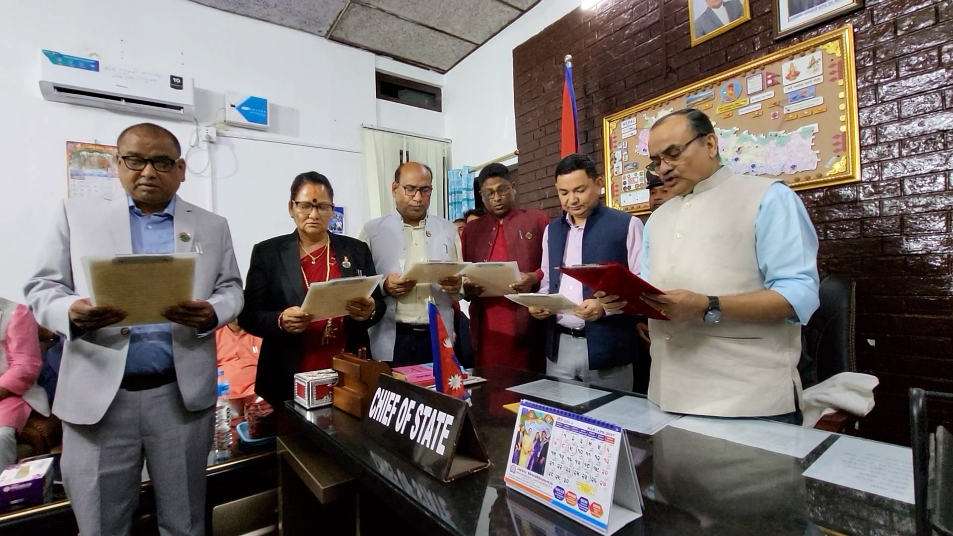 मधेश प्रदेशमा मन्त्रिपरिषद् विस्तार: पाँच नयाँ मन्त्रीद्वारा शपथ ग्रहण