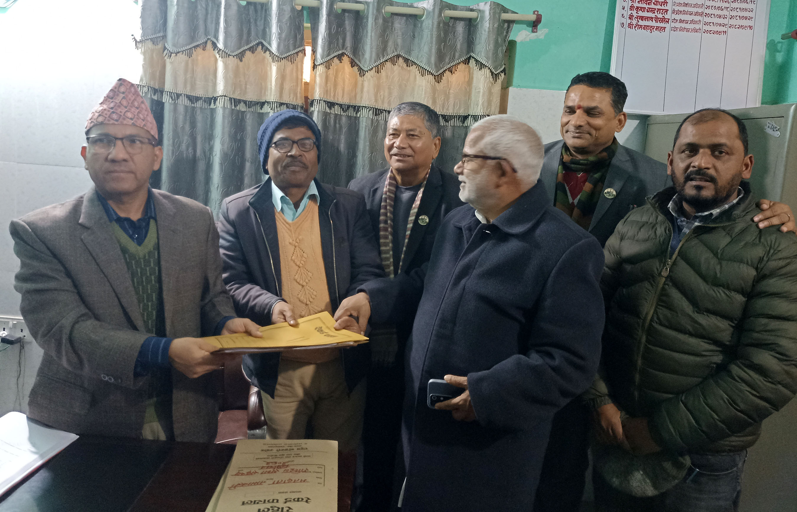 मधेसमा राष्ट्रियसभाका चार सिटका लागि ११ उम्मेदवारको मनोनयन दर्ता