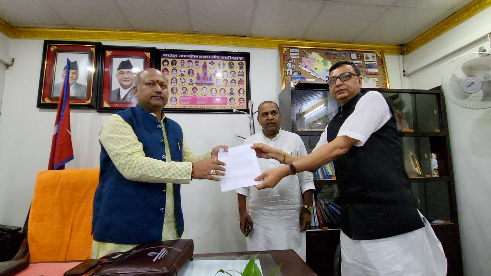 पानी संकट मोचनको मागका साथ मधेशका मुख्यमन्त्रीलाई विपक्षीको ध्यानाकर्षण