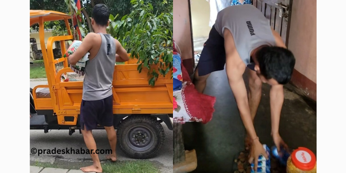 विराटनगरमा चोरिएका भाटभटेनीका सामान घर–घर पुगेर फिर्ता गराउँदै पारुल क्षेत्री