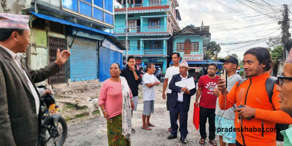 धरानमा 'श्रमदानमार्फत' बनाईएको भन्दै प्रचार गरिएको ड्रेन निर्माणमा नगरको २३ लाख बढी खर्च