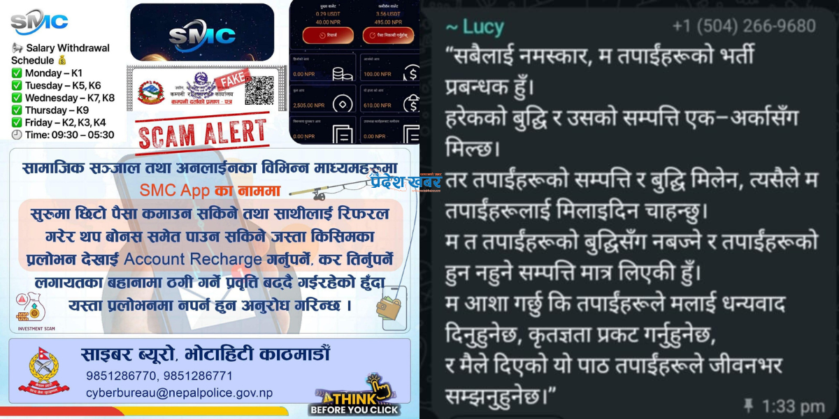 'तपाईँहरूको सम्पत्ति र बुद्धि मिलेन' भन्दै नेपालीको ३० करोड रुपैयाँ बढी ठगी