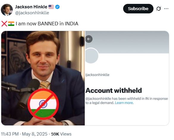 भारतले एक्सलाई भन्यो, ‘८ हजार खाता ब्लक गर्नु, नभए कारबाही भोग्नु'